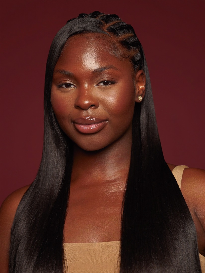 Tissage Bone Straight en cheveux naturels